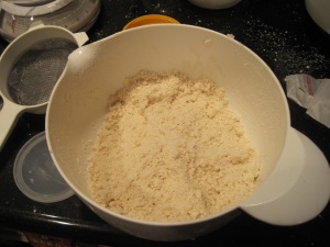 Shortcrust pastry step one